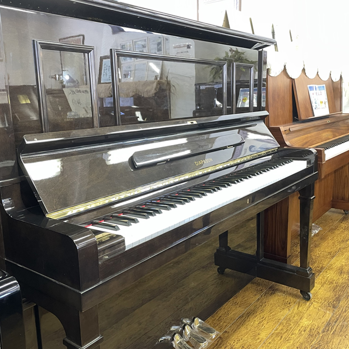 DIAPASON 132-BW アップライトピアノ　美品 中古再調整品アップライトピアノ】ディアパソン 132-BW : 古河