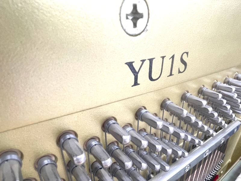 YAMAHA　ヤマハ　YU1S サイレント　白艶出し　木目装飾