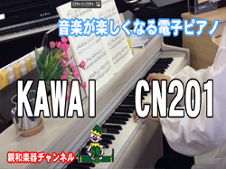 カワイ電子ピアノ　CN201動画